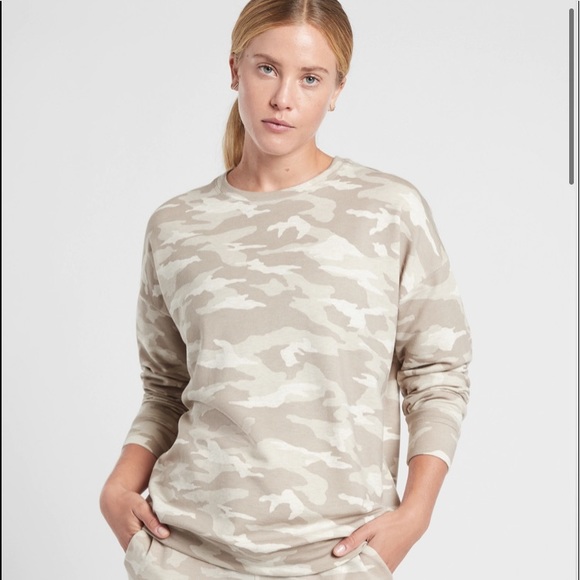 Athleta Tops - Athleta Studio to Street Camo printed sweatshirt